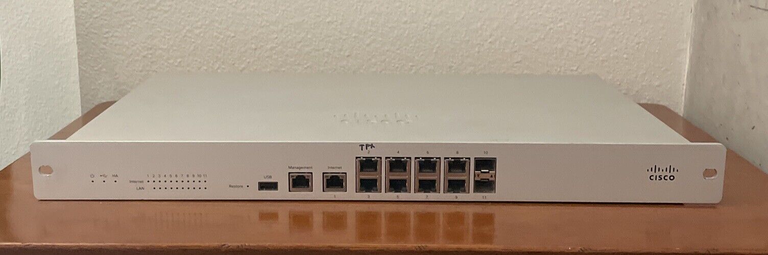 Cisco MX100-HW Firewall UNCLAIMED