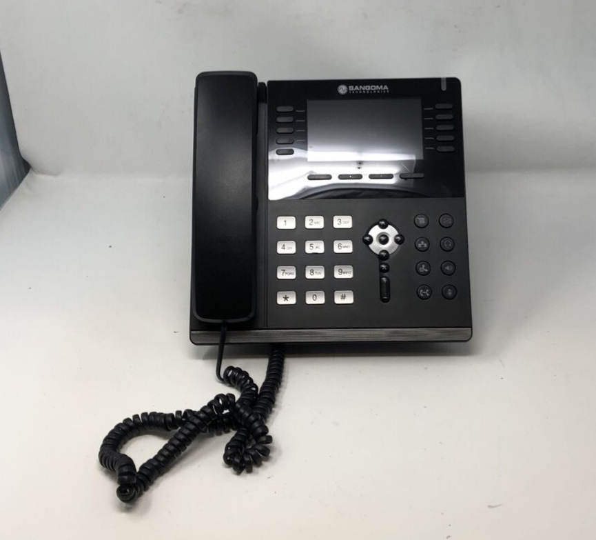 Sangoma s705 VoIP Phone with POE - Black