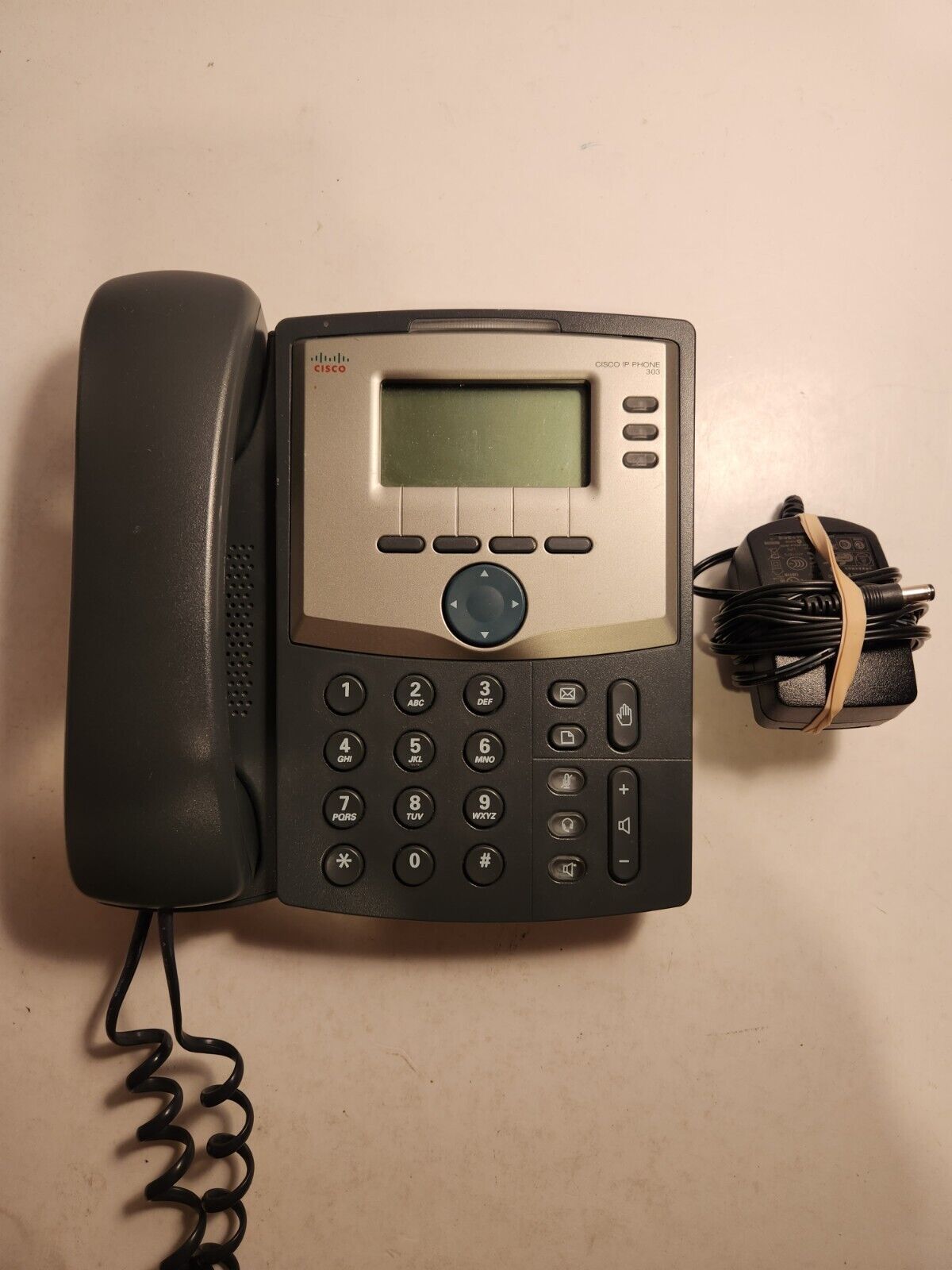 Cisco SPA303-G1 3 Line IP Phone with Display - Black