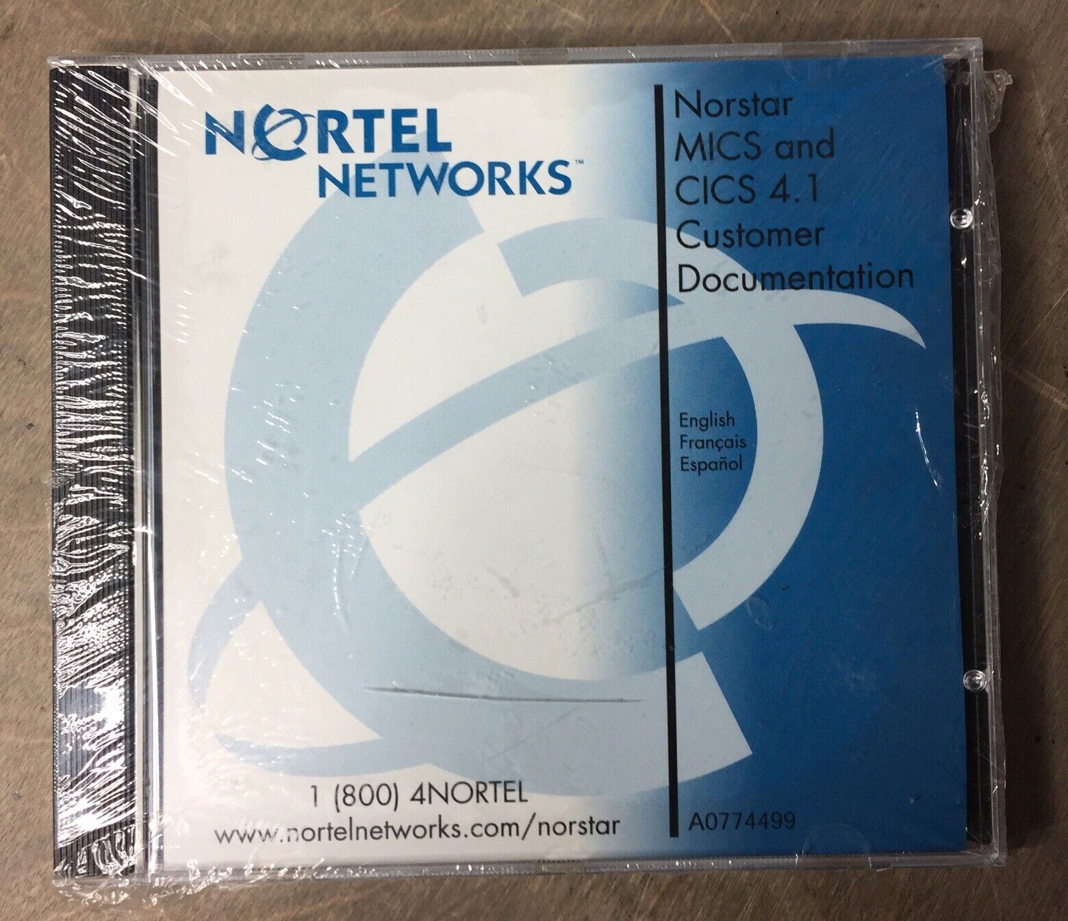 Nortel Networks Norstar MICS & ICS 4.1 New Old Stock CD - Sealed