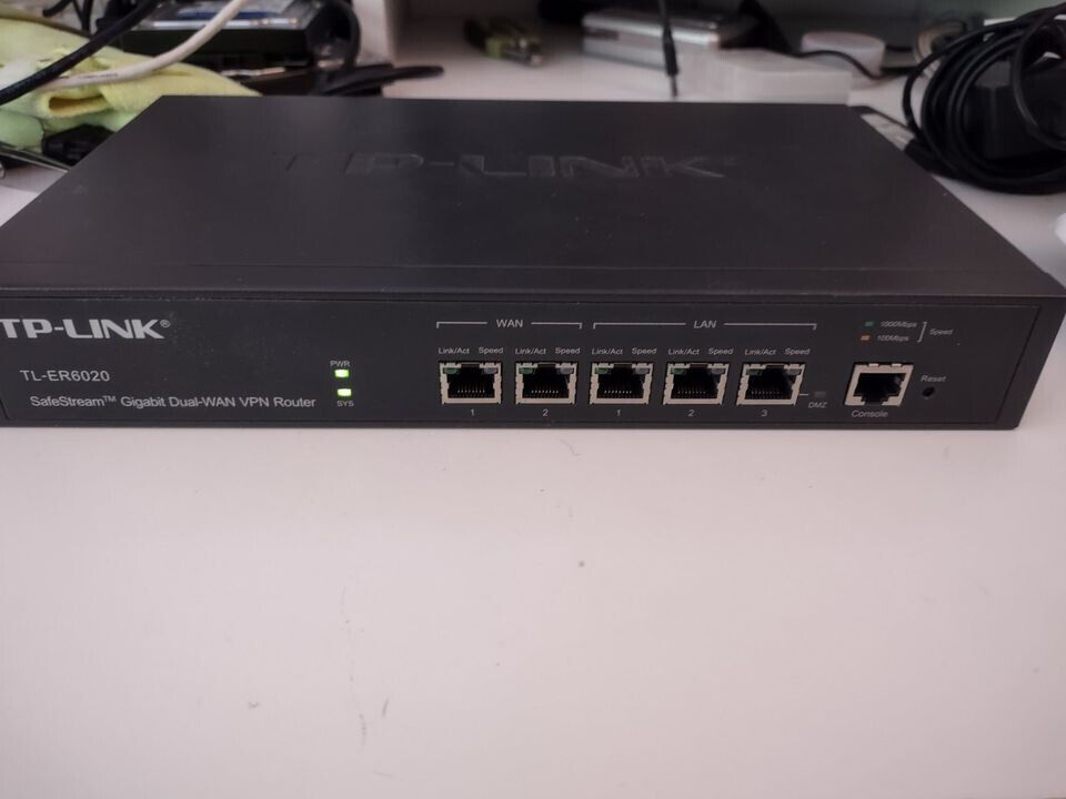 TP-LINK TL-ER6020 SafeStream Gigabit Dual-WAN VPN Router