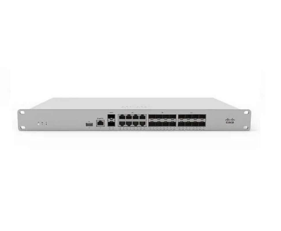 Cisco Meraki MX250-HW Mx250 Cloud Managed Security Appliance 1 Year Warranty