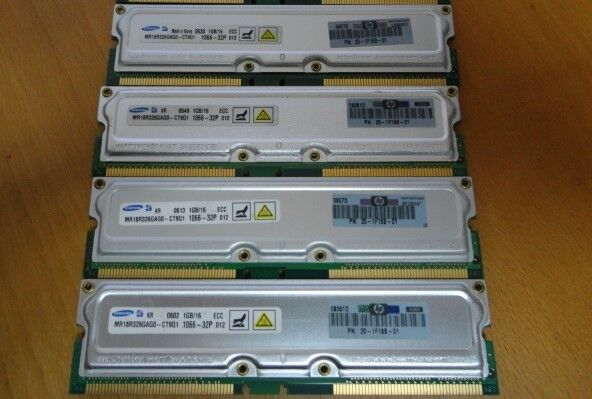 3X-MS7AC-DA 4GB MEMORY KIT FOR HP ALPHASERVER ES47/ES80/GS1280 4 x 20-1F18B-01 
