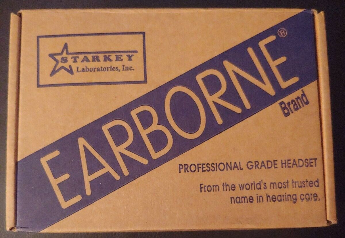 Earborne Model HA3 Professional Grade Headset by Starkey Laboratories Open Box