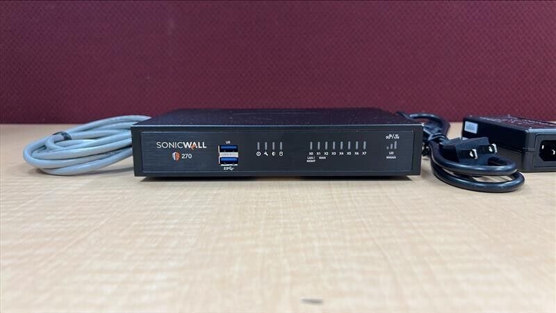 SonicWall TZ270 TotalSecure 1YR Advanced Ed EXP 2/16/2025(02-SSC-6843)-Very Good