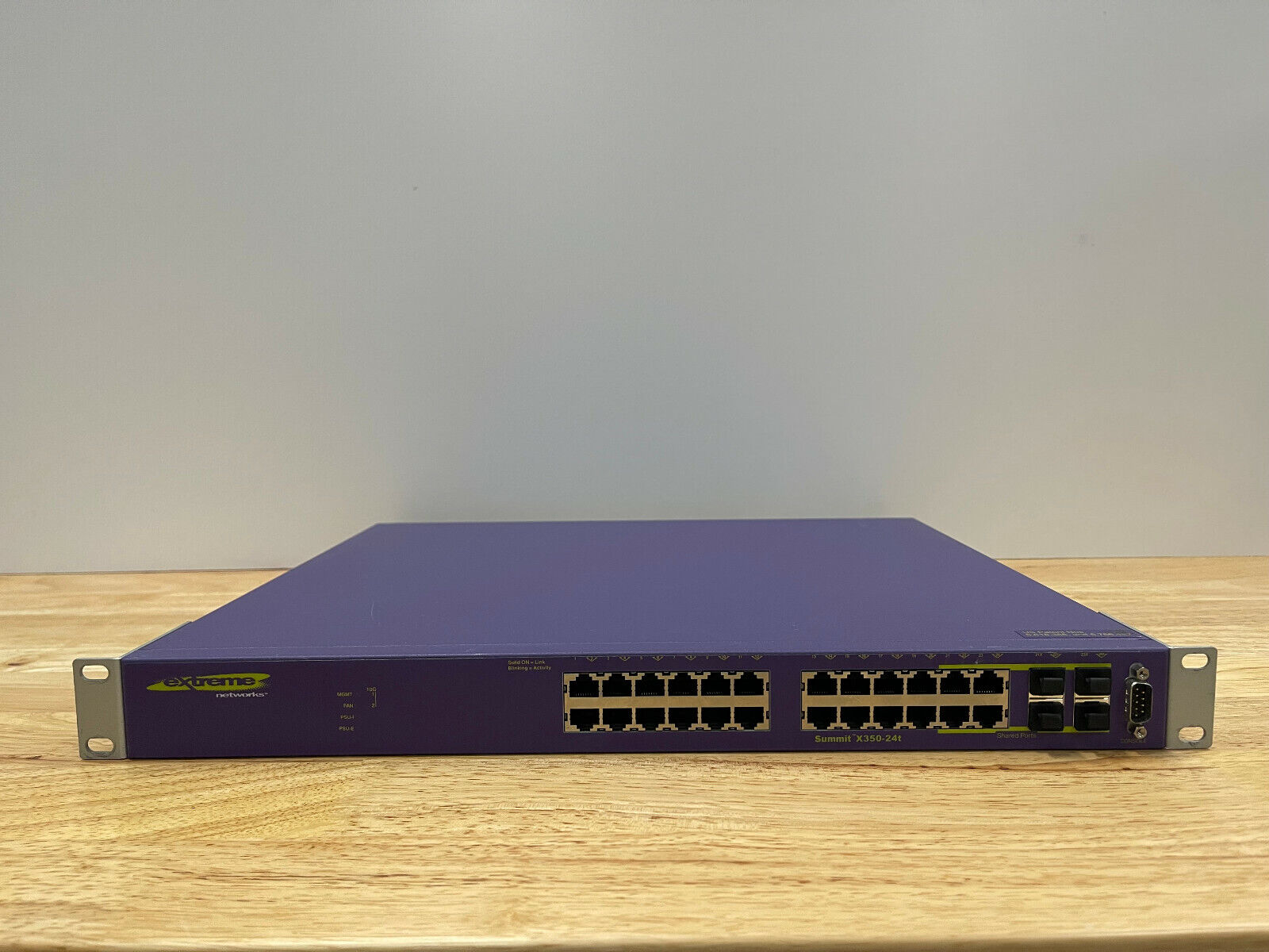 Extreme Networks Summit X350-24T 24-Port RJ45 SFP 1Gbps Ethernet Network Switch