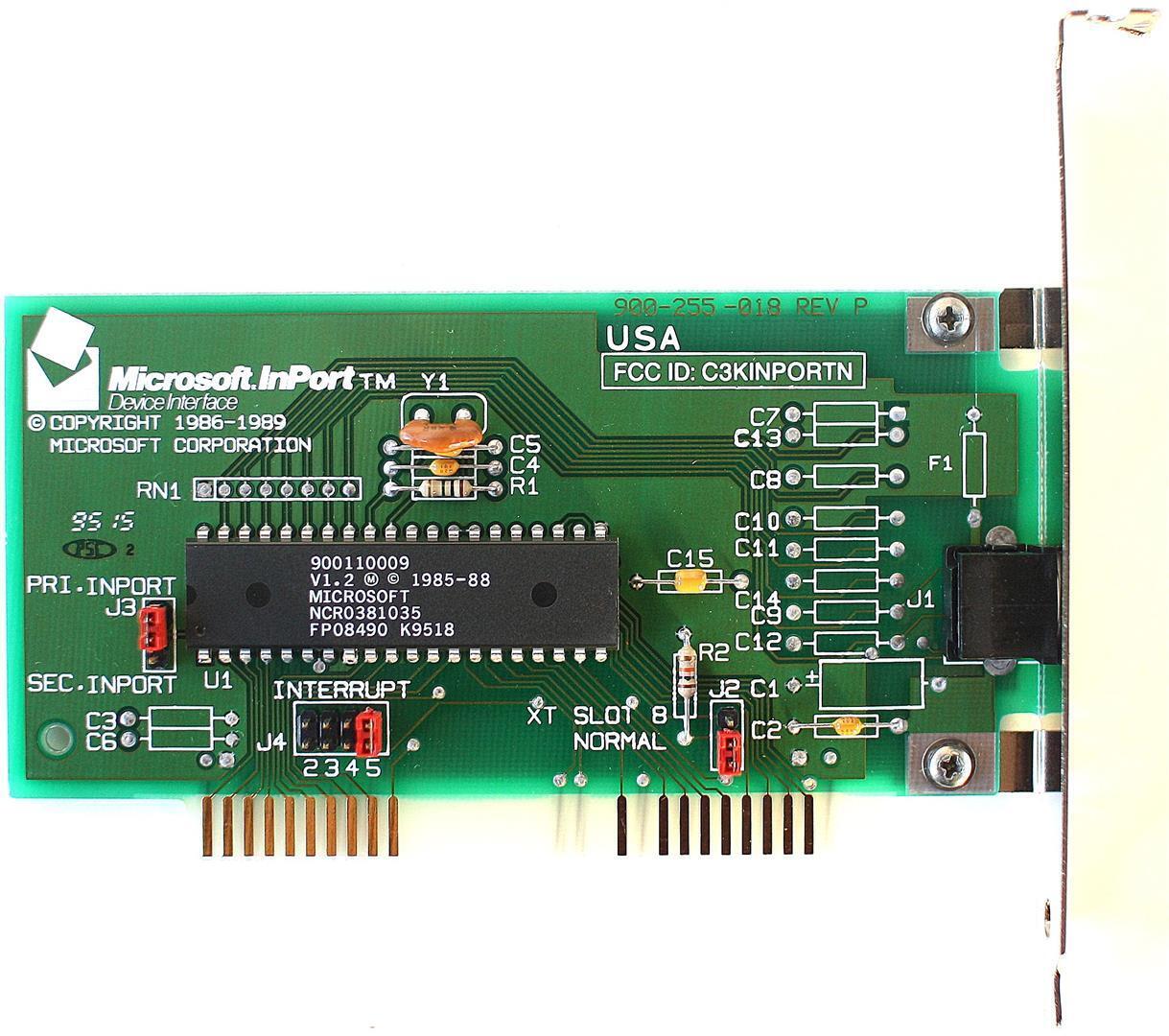 900-255-018 Rev.G InPort Device Interface Board, C3K6P8INPORT, MICROSOFT