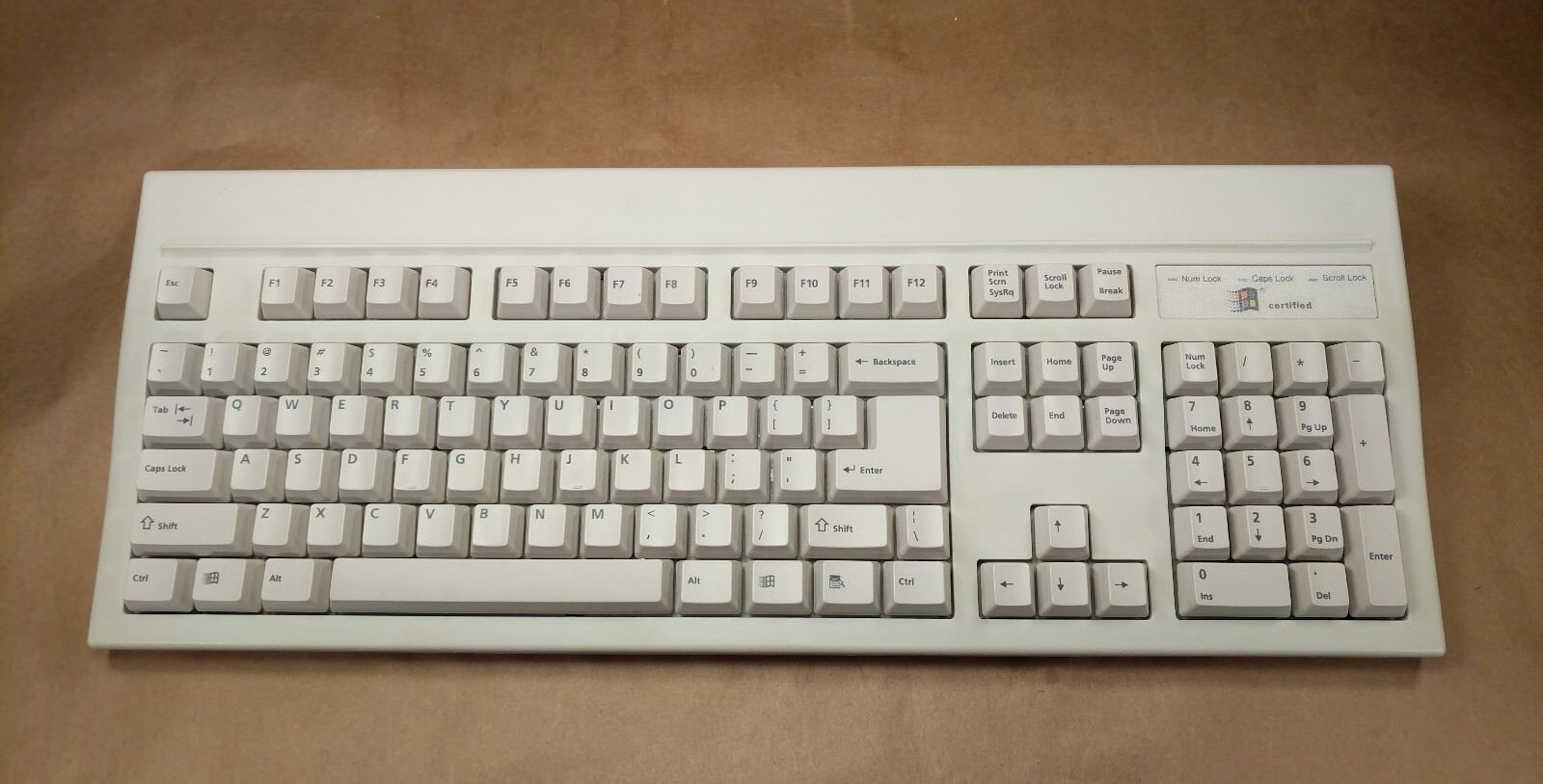 Vintage mechanical BTC A1 Keyboard Model No. BTC-55XXK - FCC ID LA55XXK-A1  