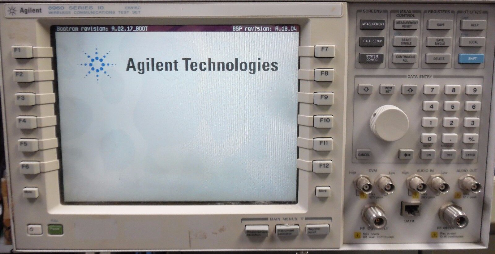 HP Agilent Keysight 8960 Series 10 E5515C Wireless Communication   OPT 002 003