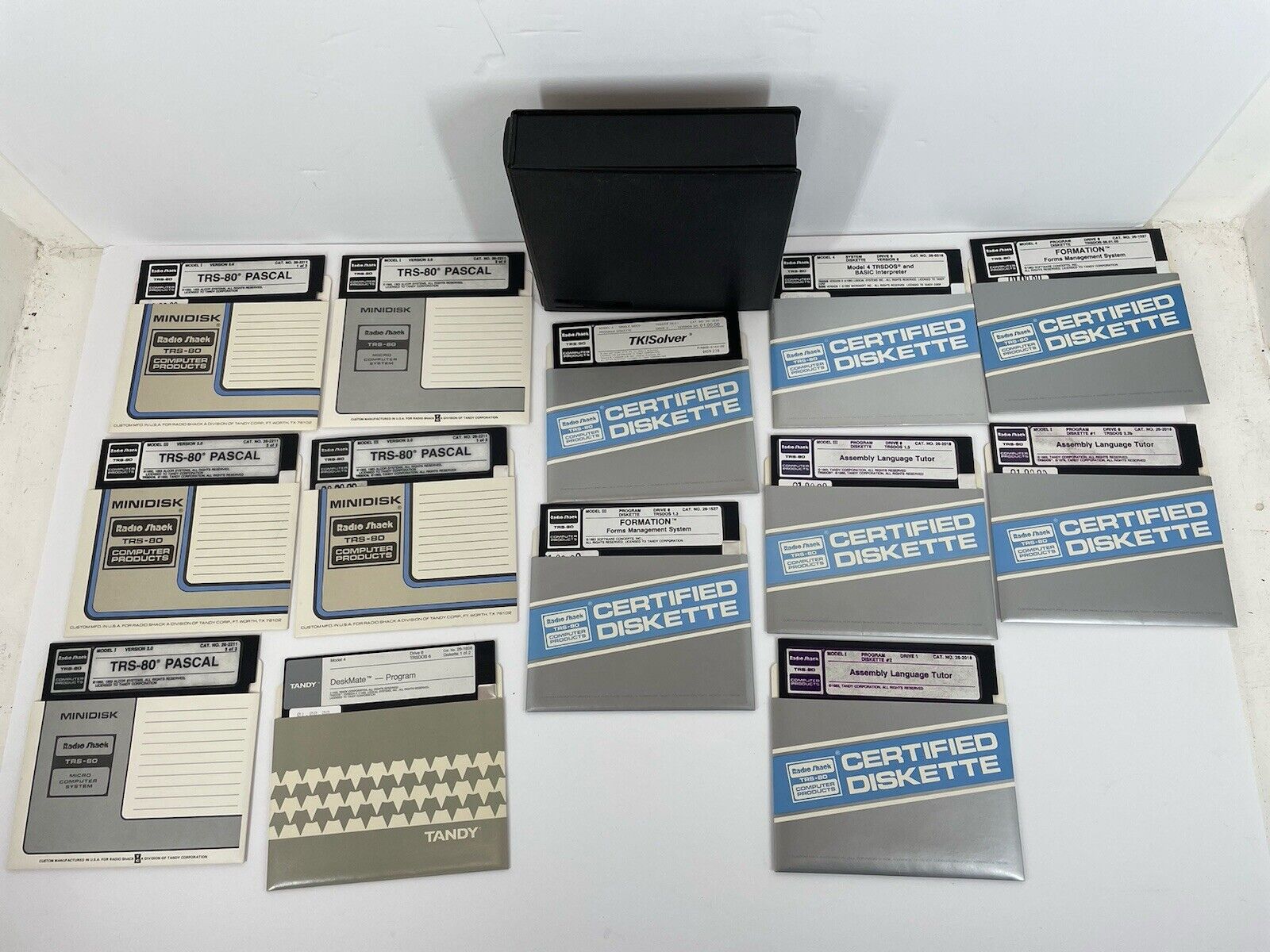 Tandy Radio Shack TRS-80 OS Software And Floppy Disks For Computer LOT