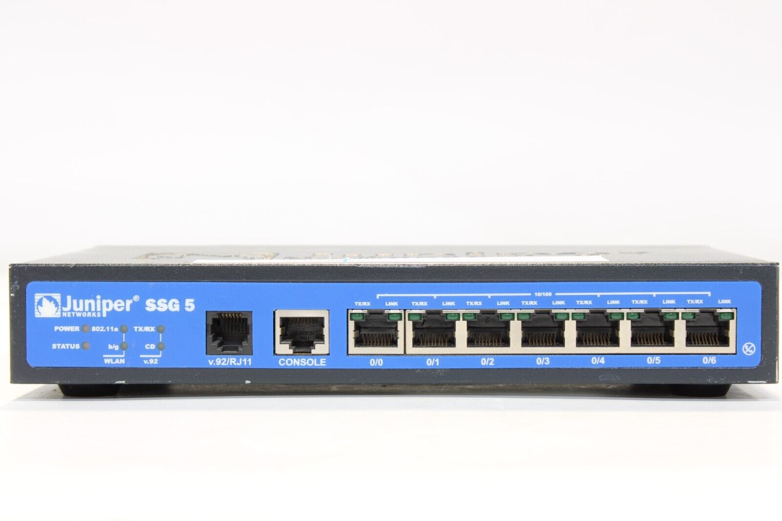 Juniper Networks SSG 5 7-Port 110-240V Security Routing Gateway Firewall - Black