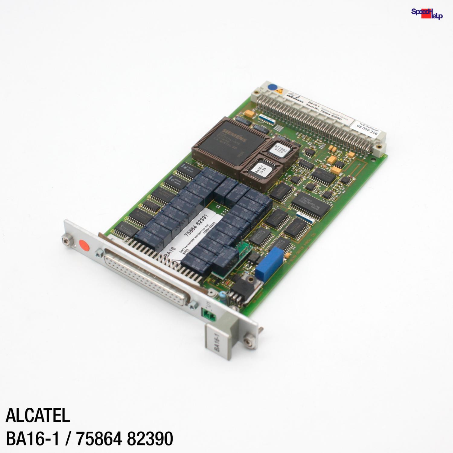 Alcatel BA16-01 Board 75864-82391 75864 82390 Befehls Edition 16-FACH V3.26