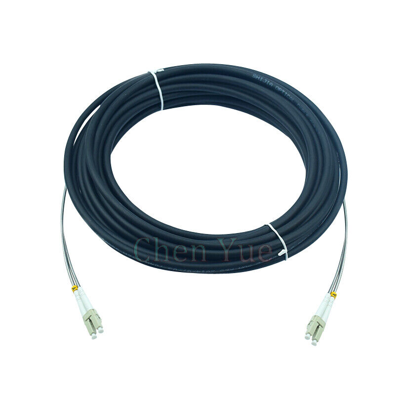 120M Outdoor Field Fiber Patch Cord LC UPC to LC UPC MM Multi-Mode Duplex Cable 