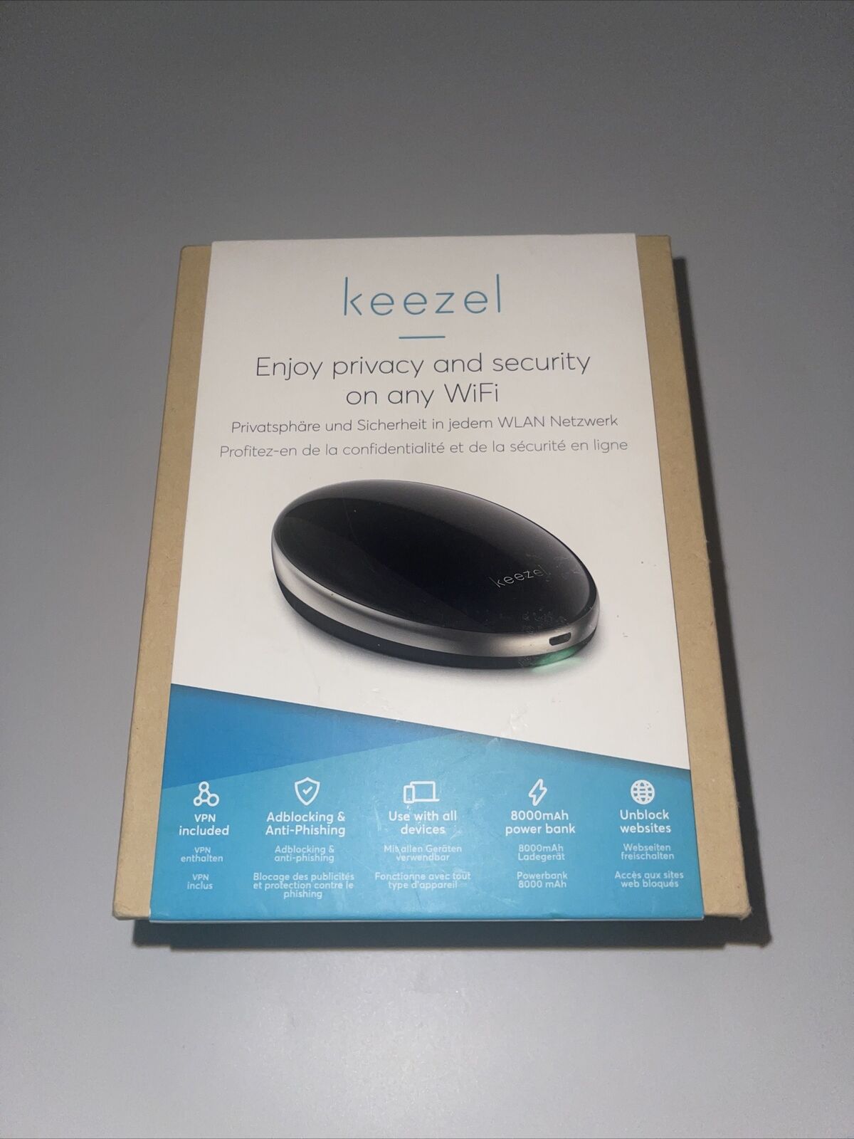 Keezel Portable Wifi Privacy Security Device