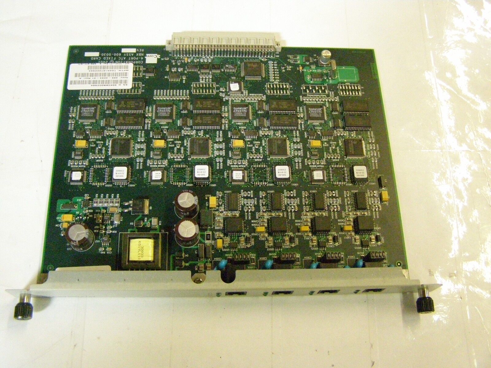 3Com 3C10117 NBX Analog Terminal Card 4 Port ATC Fixed Card NBX ASSY 600-0030