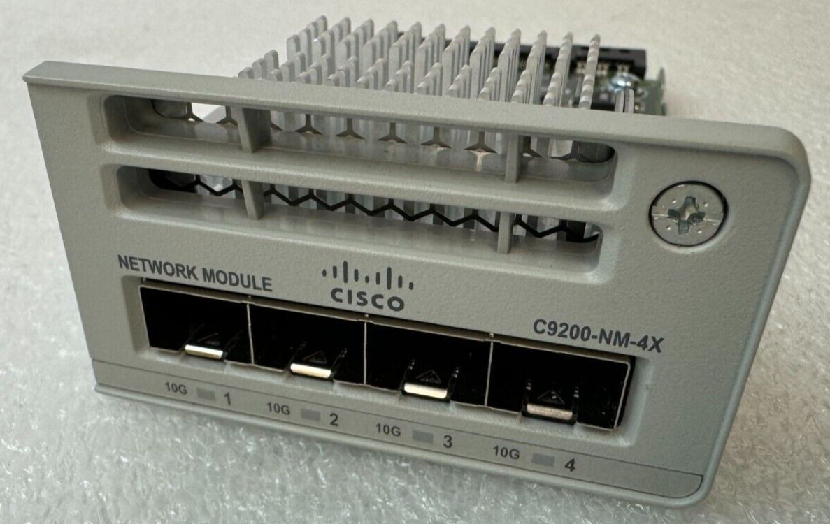 New Cisco C9200-NM-4X Catalyst 9200 Series Network Module 4 X 10GE *MINT*