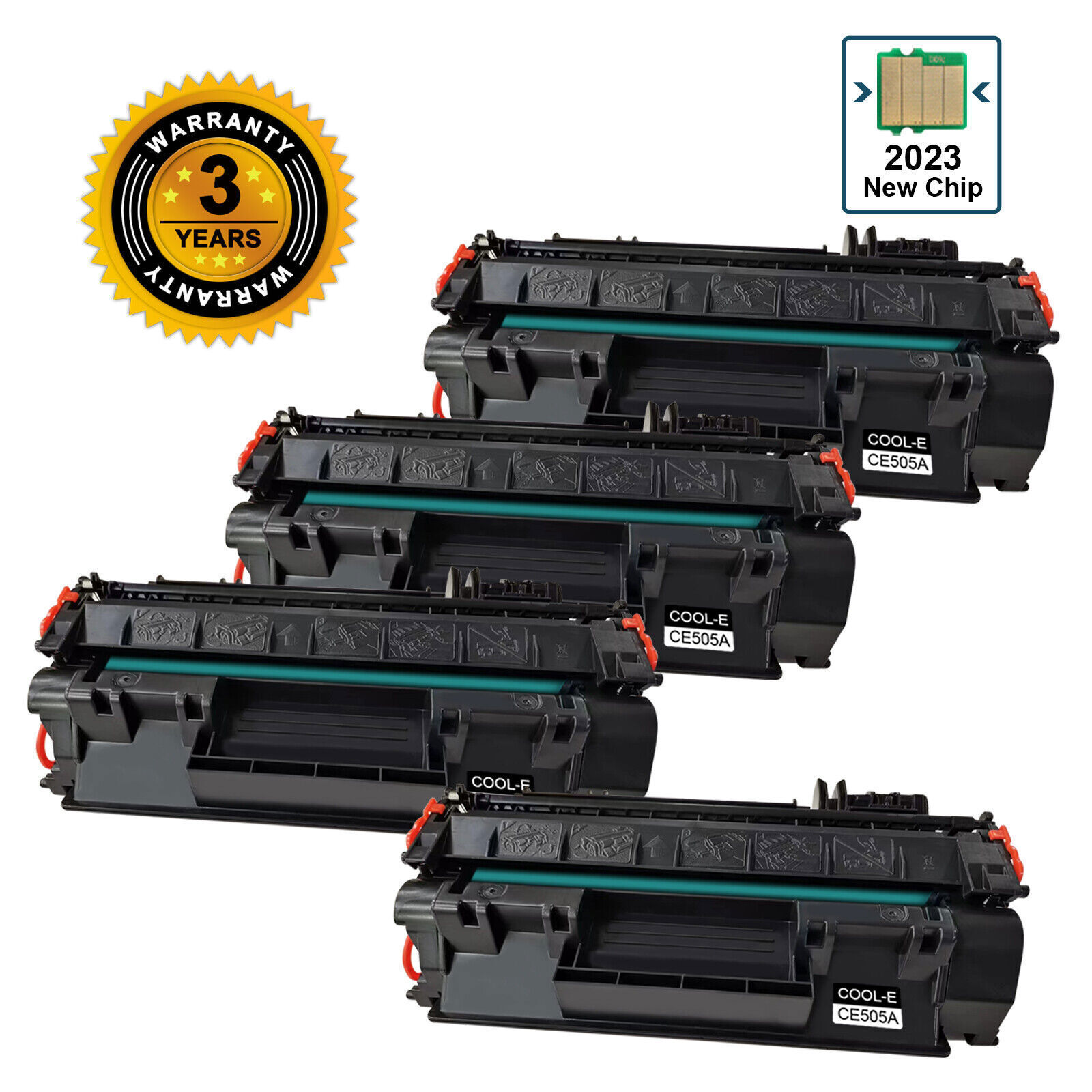 4-12 Pack CE505A Toner Cartridge For HP 05A LaserJet P2035n P2035 P2055dn P2050