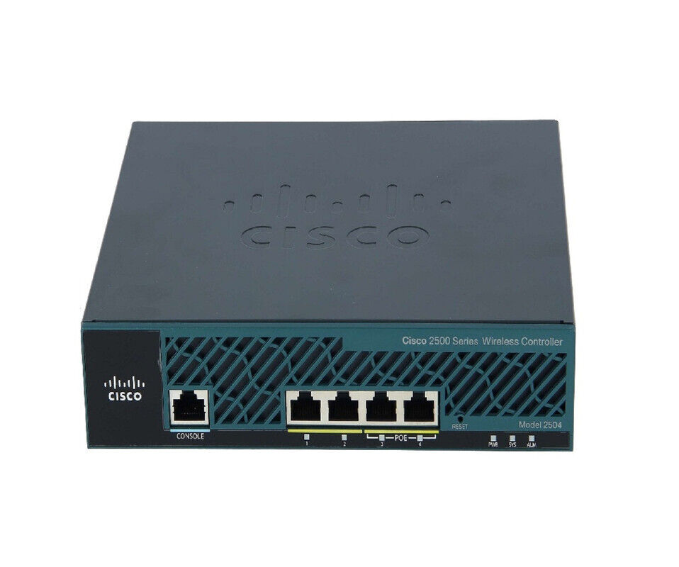Cisco AIR-CT2504-15-K9 2500 Series Wireless PoE (LAN) Controller 1 Year Warranty