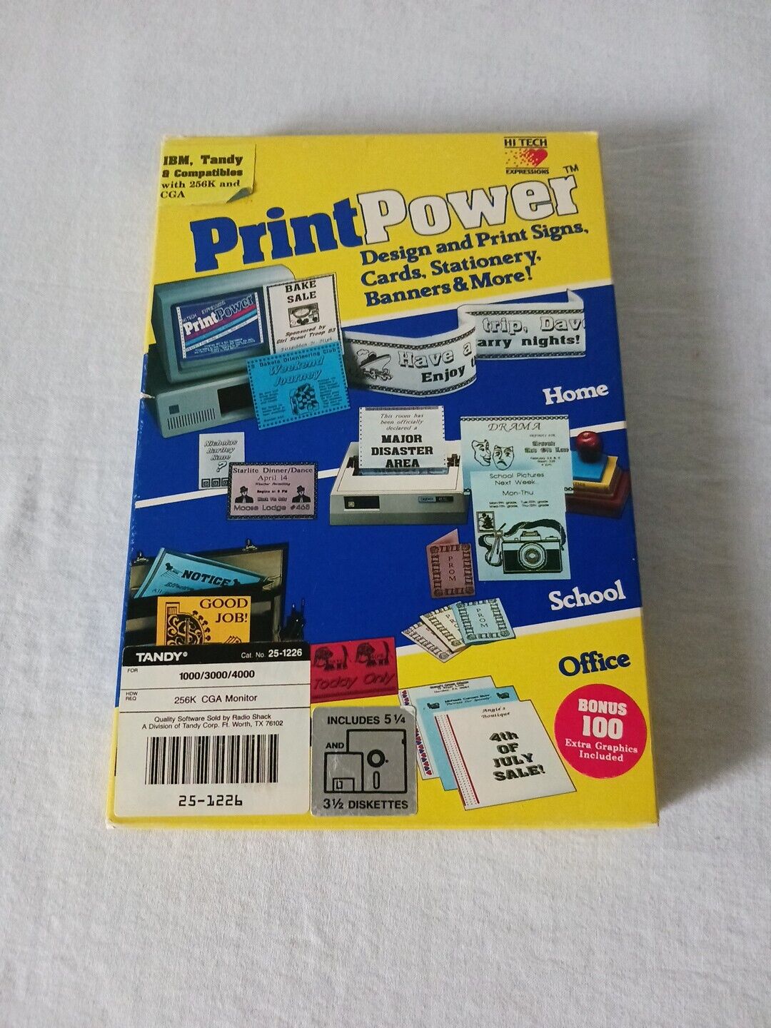 Print Power Pro IBM/Tandy on 5.25\