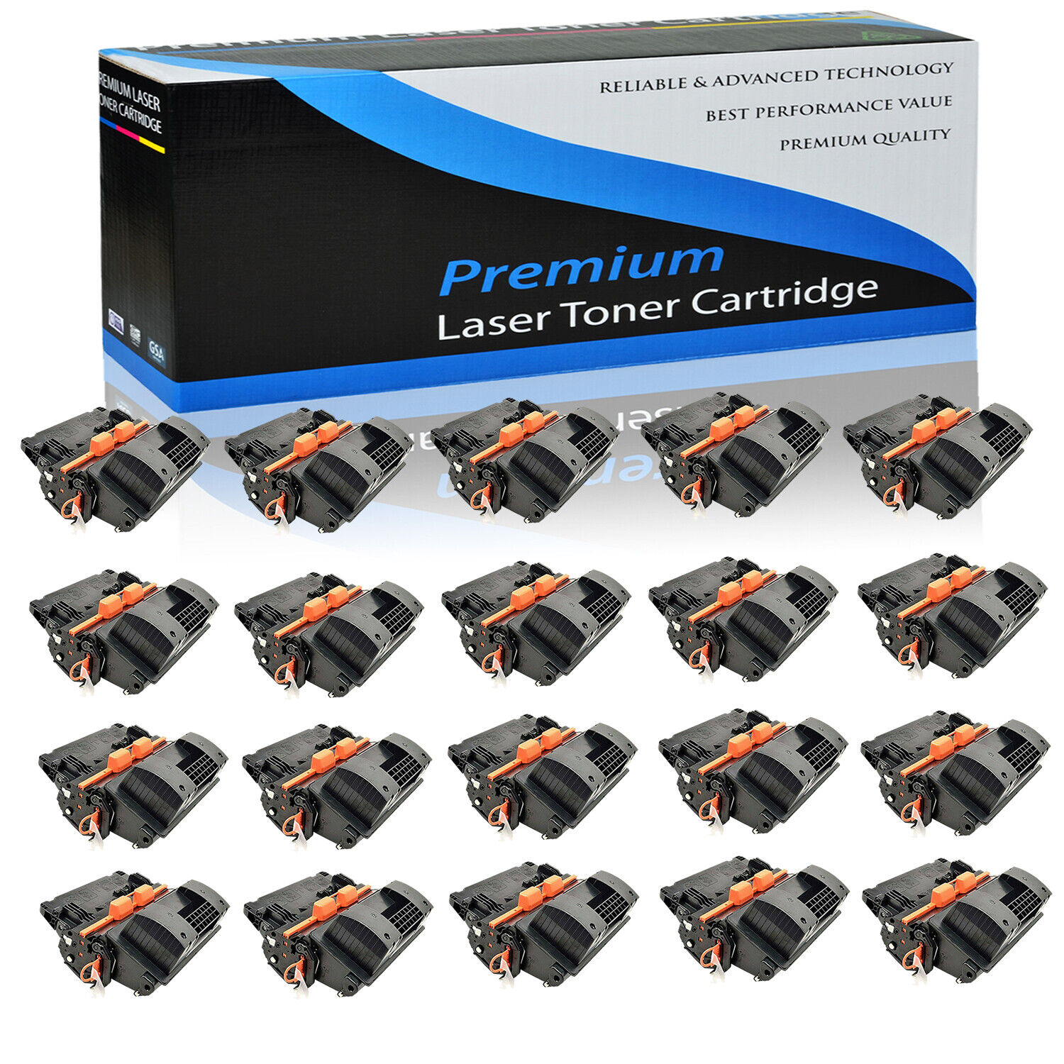 20 Pack CC364A 64A Toner Cartridge for HP LaserJet P4014dn P4014n P4015dn P4015n