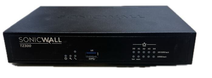 SonicWALL TZ300 Network Security Appliance Firewall Router 5 port 01-SSC-0215 