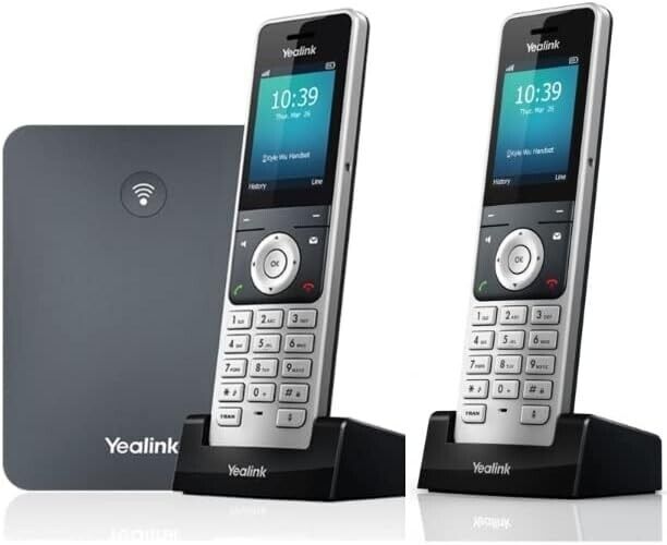 VOIP Phone. Yealink IP  W76P Bundle of W70B Base and W56H handset + 1-Unit W56H 