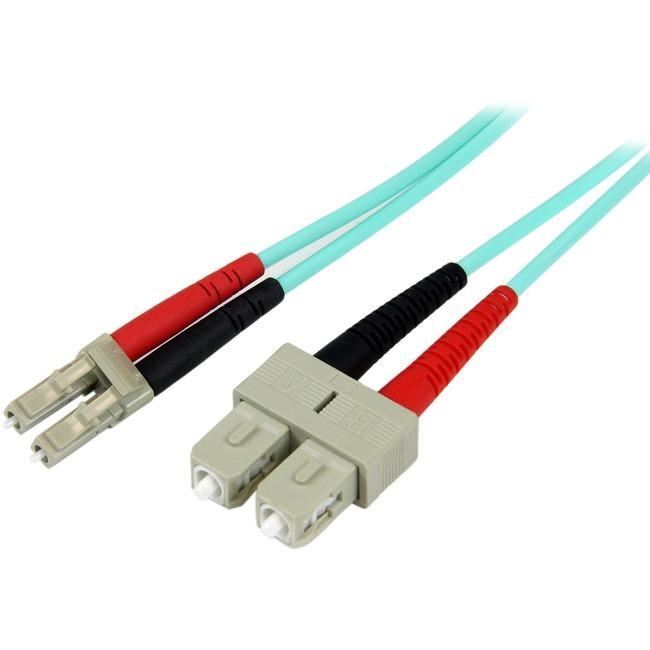 StarTech.com 1m Fiber Optic Cable - 10 Gb Aqua - Multimode Duplex 50-125 - LSZH 