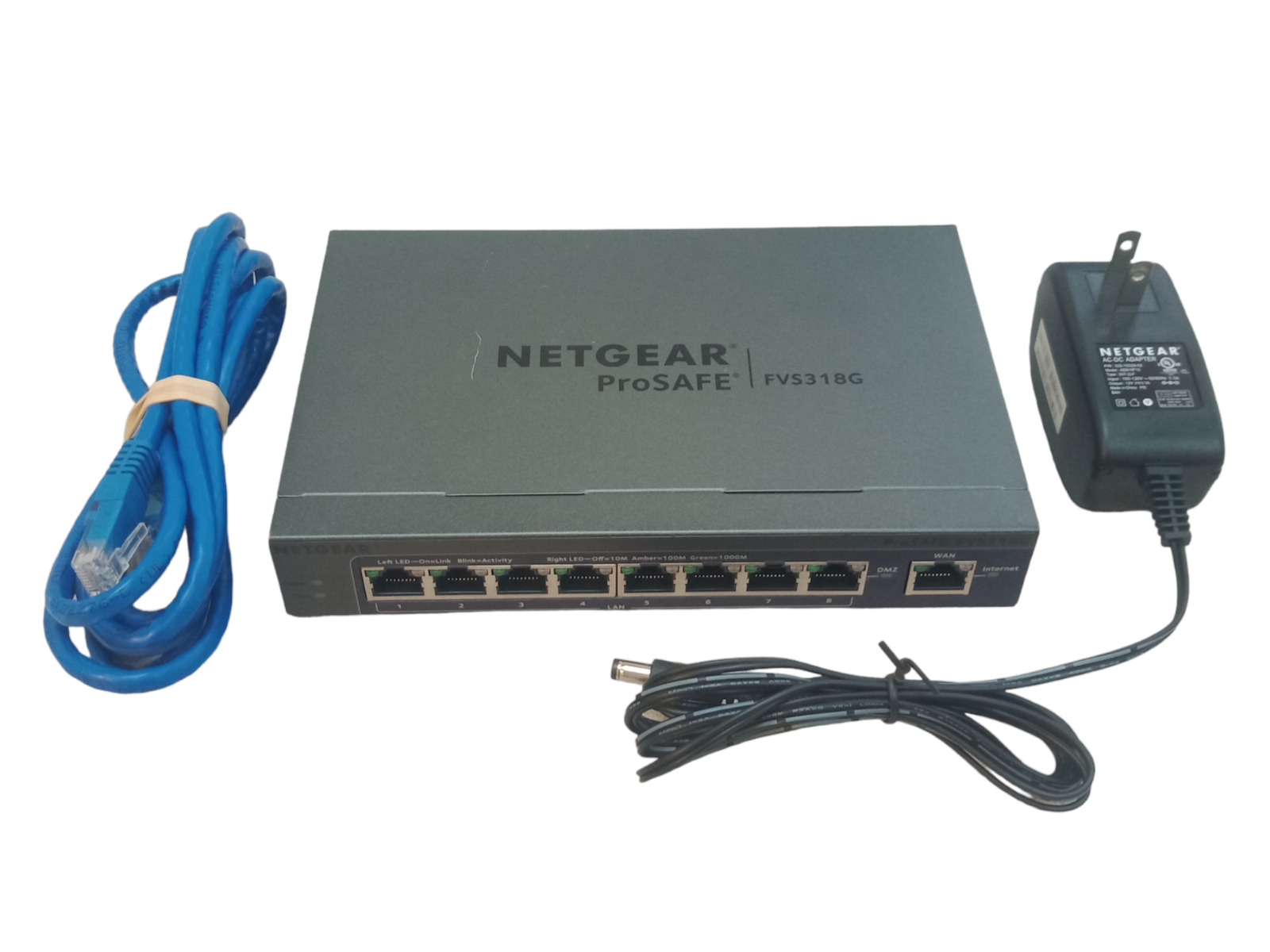 Netgear FVS318G v2 ProSafe 8-port Business-class Gigabit VPN Firewall | Working