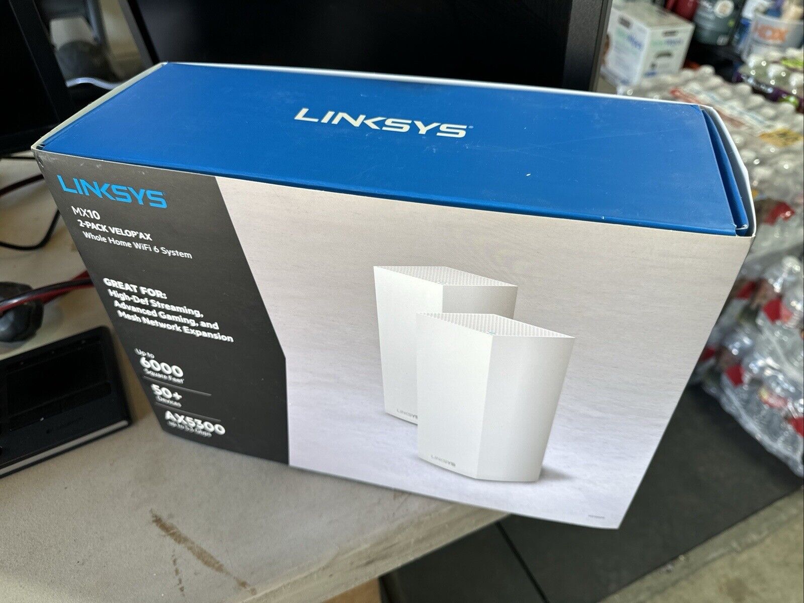 Linksys MX10 Velop AX Whole Home Wi-Fi 6 System - MX10600