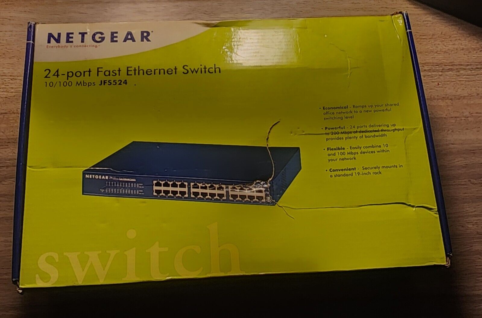 NetGear  ProSafe (JFS524) 24-Ports External Switch