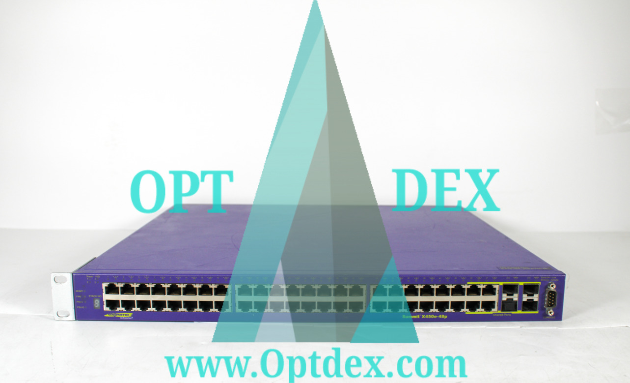 Extreme Networks Summit X450e-48p 48 Port Gigabit PoE Managed Switch - 16148