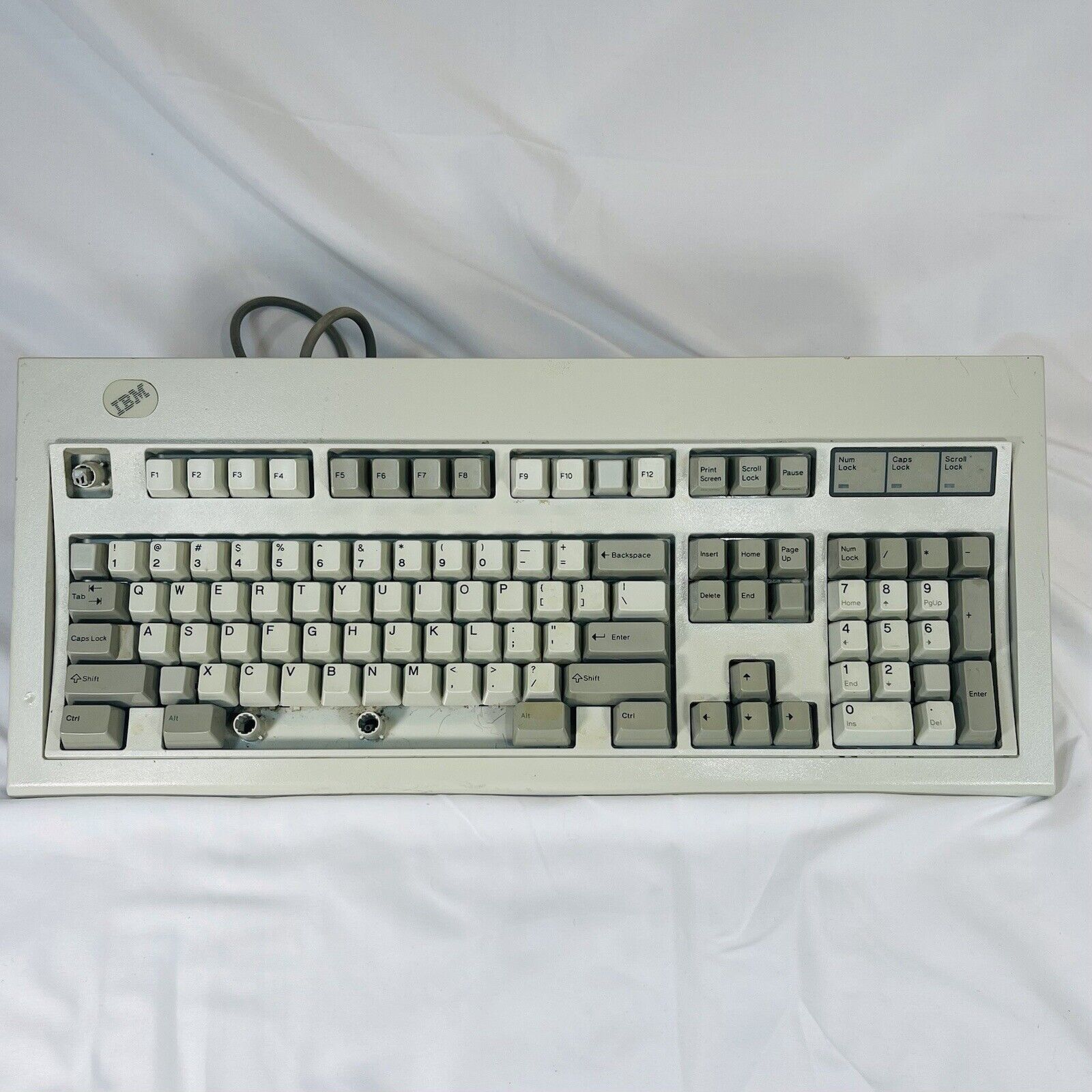 IBM 1391401 101-Key Clicky Buckling Spring PS2 Model M Keyboard Vintage See Pics