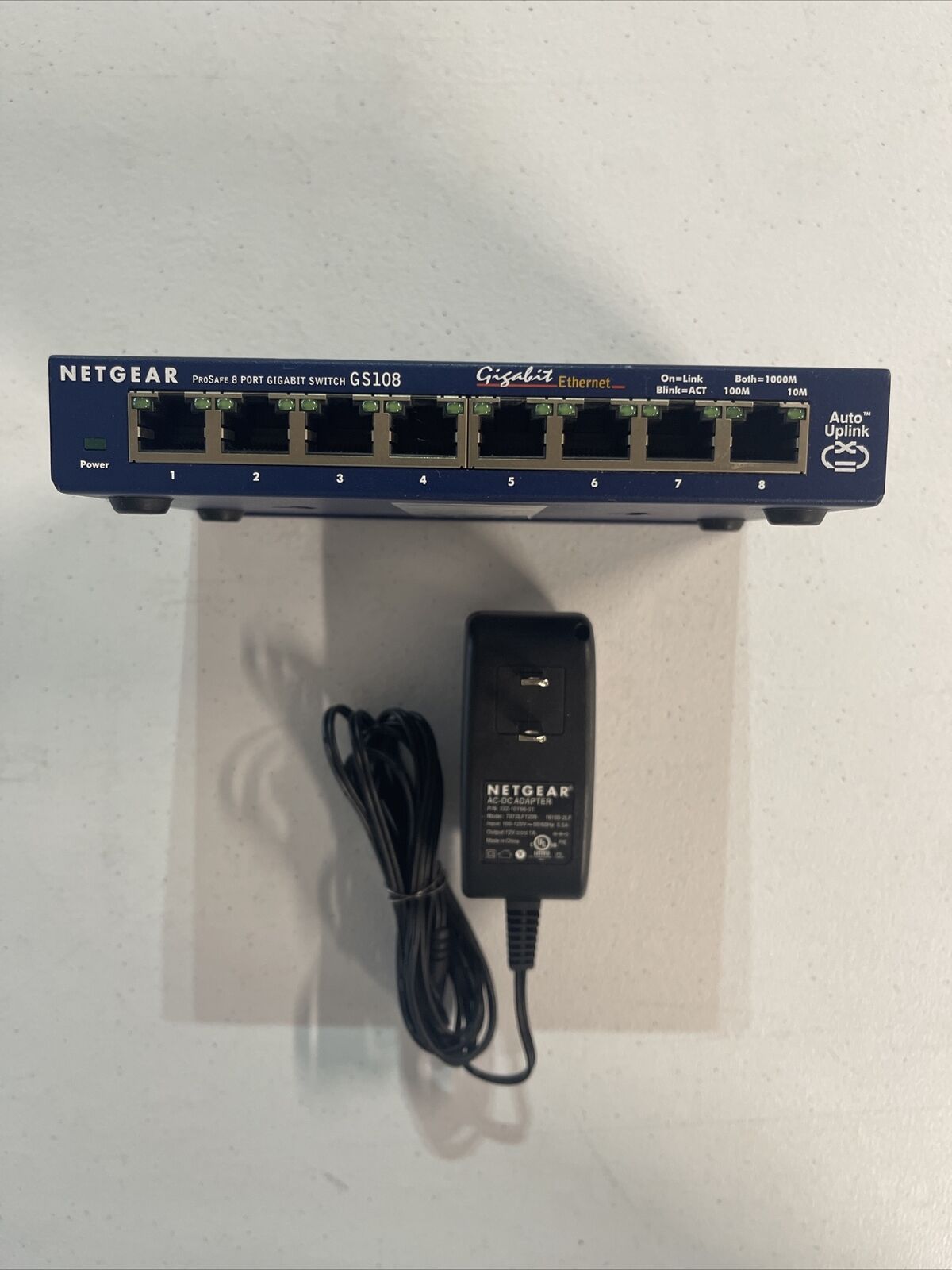 NETGEAR ProSafe 8-Port Gigabit Ethernet Unmanaged Switch (GS108 v3) - TESTED