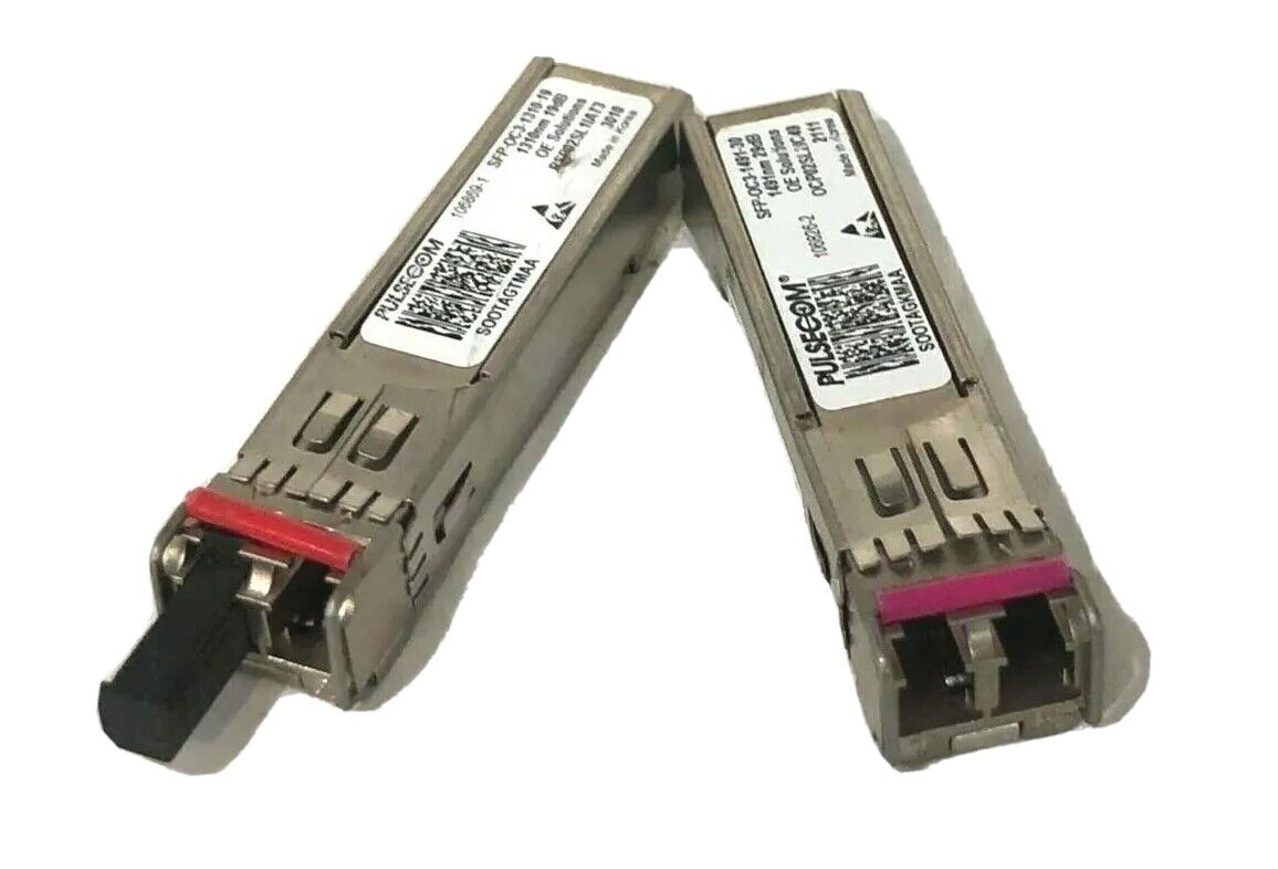 LOT OF 2 -PLUSECOM SFP20C3-1310-19 1319MM 19DB  Ethernet
