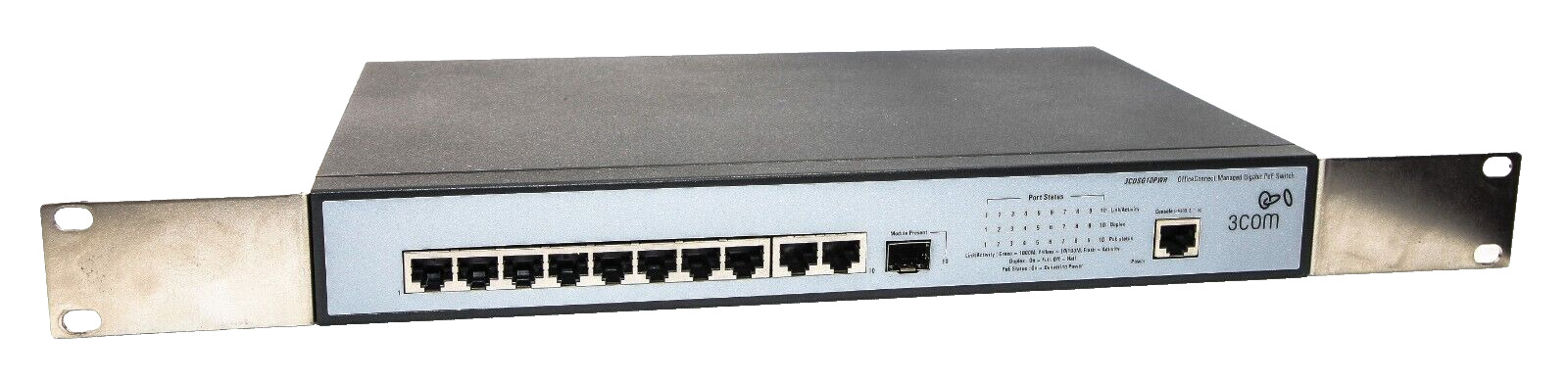 3Com  OfficeConnect (3CDSG10PWR) 10-Ports managed Gigabit Switch PoE