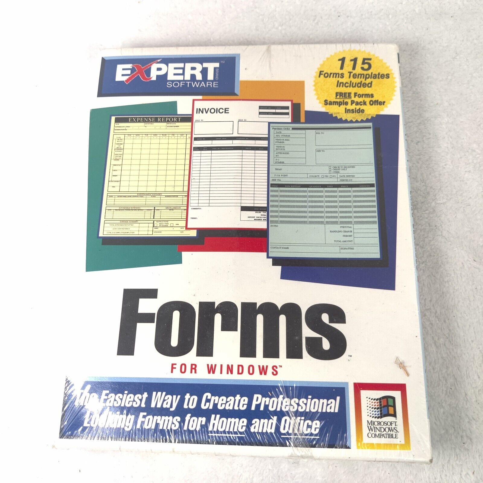 Expert Software Forms For Windows 1994 3.5” IBM Disk Factory Sealed 