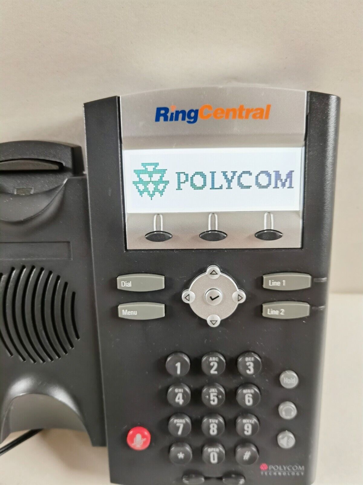 Polycom | 2201-40450-001 VVX 201 | VOIP IP Two Line Telephone 