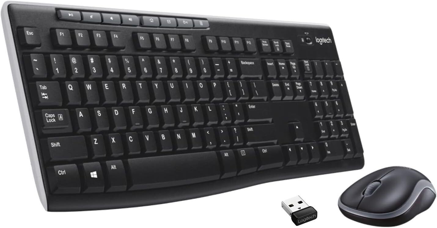 Brand New. Logitech MK270 Wireless Keyboard and Mouse Combo (920-004536)