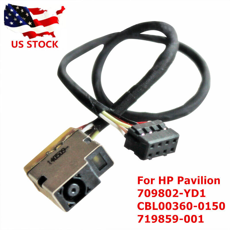 NEW DC Power Jack with Cable for HP Pavilion 709802-YD1 CBL00360-0150 719859-001
