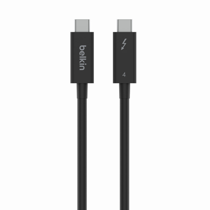 Belkin - CONNECT Thunderbolt 4 Cable - 100W - 40Gbps - USB4 - 1m (3.3ft)