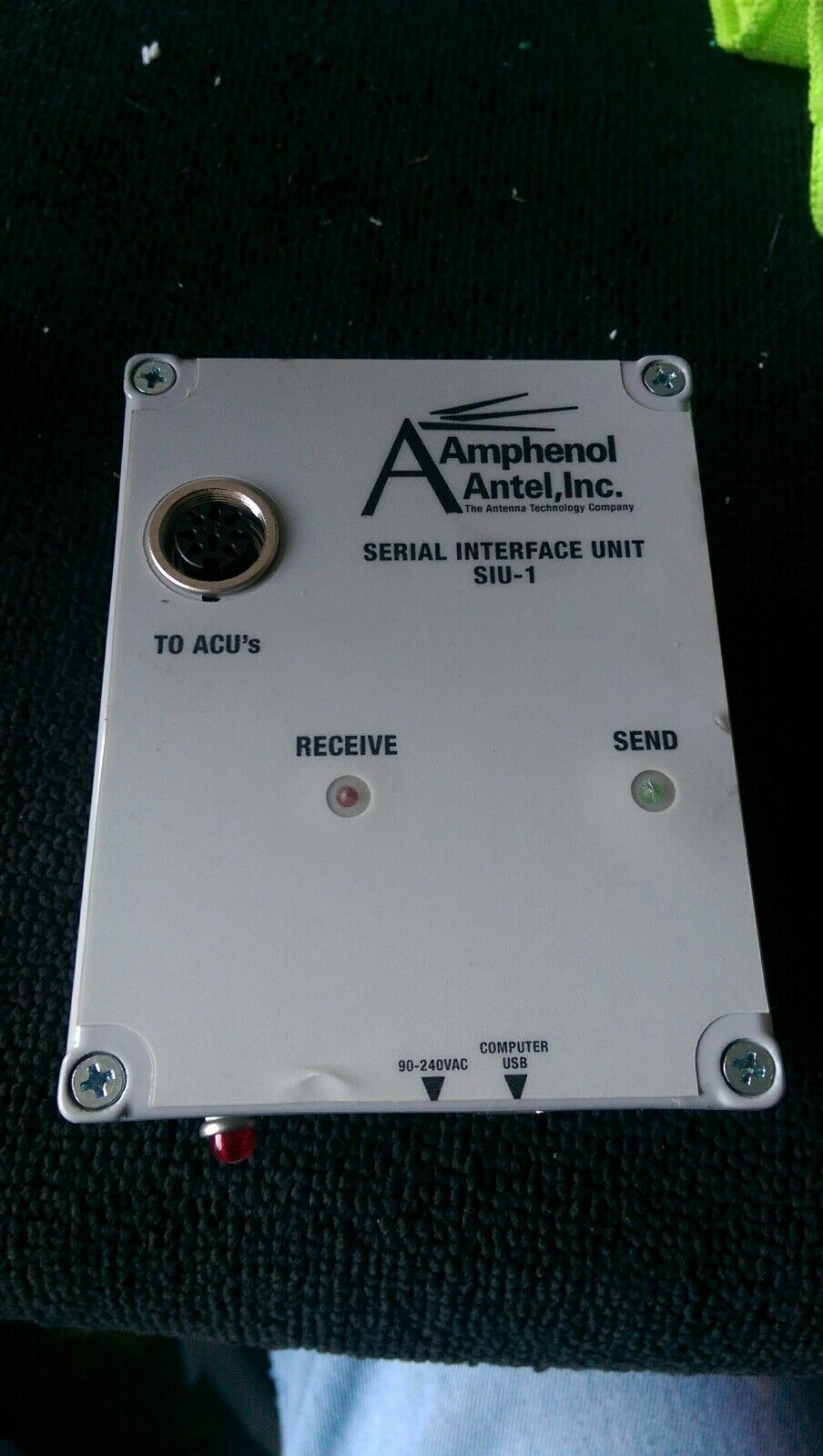 Amphenol Antel, Inc Serial Interface Unit SIU-1 NICE Antenna Technology *2B