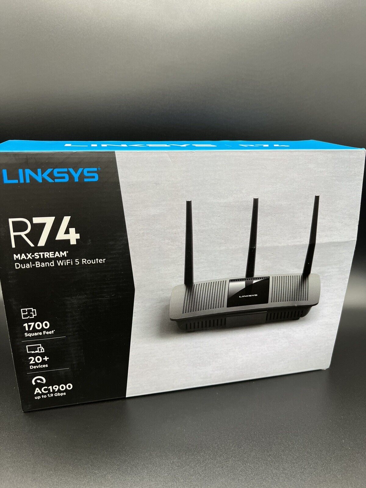 Linksys R74 EA7450 Max-Stream AC1900 Wireless Dual-Band Gigabit Router. NEW