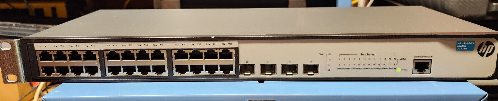 HP  JG924A 24-Ports Rack-Mountable Ethernet Network  Switch