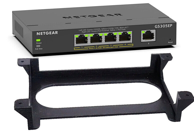 Wall Mount for NetGear GS305EP / GS305EPP Network Switch