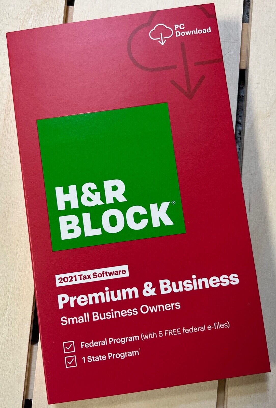 H&R BLOCK 2021 Tax Software Premium & Business 2021 (Windows ONLY) NEW & SEALED