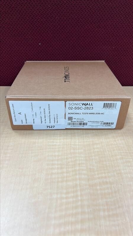 SonicWall TZ270 Wireless AC Network Security Firewall (02-SSC-2823) - Open Box