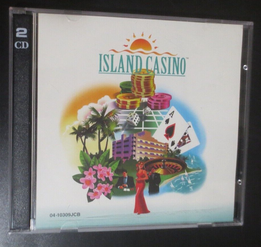 Island Casino 2 Discs PC CD-ROM 1995 CD-ROM for Windows