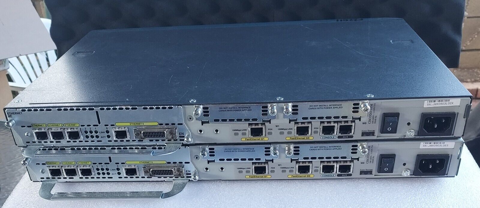 Cisco 2611XM Router w/Ethernet 4E 48F/256D 12.4 CCNA CCNP CCIE Lab 1-YR WARRANTY