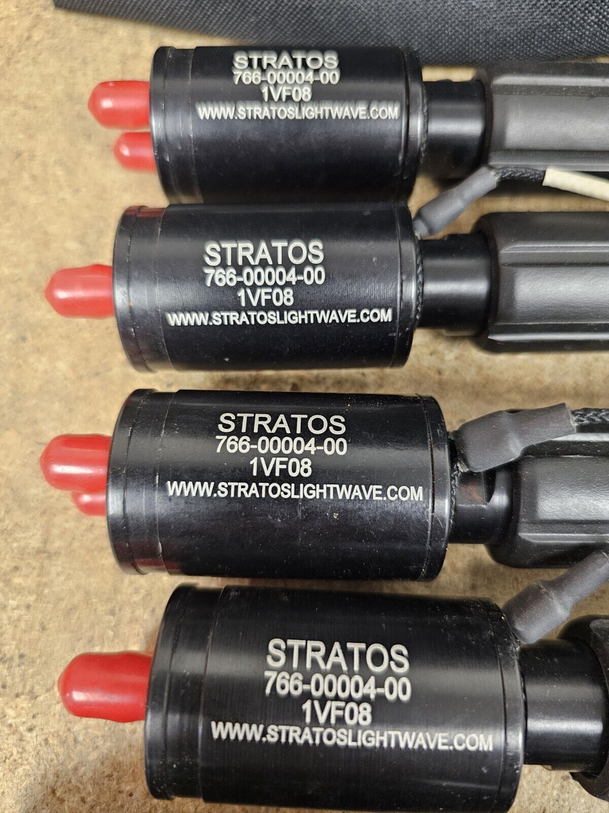 Stratos Bullet Adapter HMA to TFOCA 760-00004-00 1VF08 Fiber optic connecter