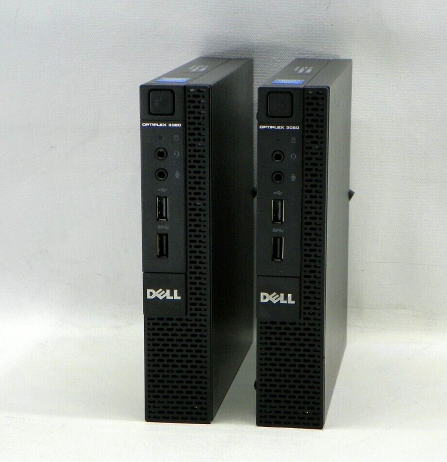 Lot of 2 Dell OptiPlex 3020M i5-4590T@2GHz 8GB RAM No HDD/OS/Antenna SL948